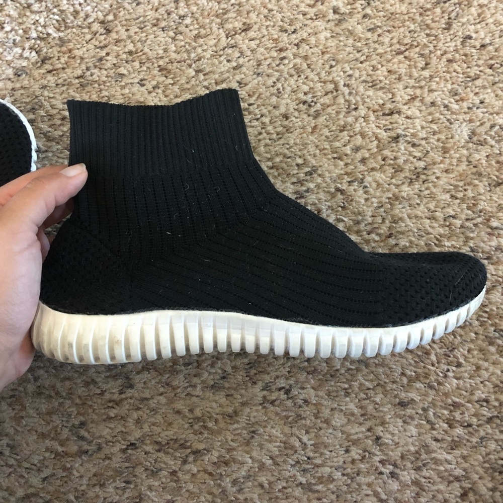 Sock ankle tennis shoes!